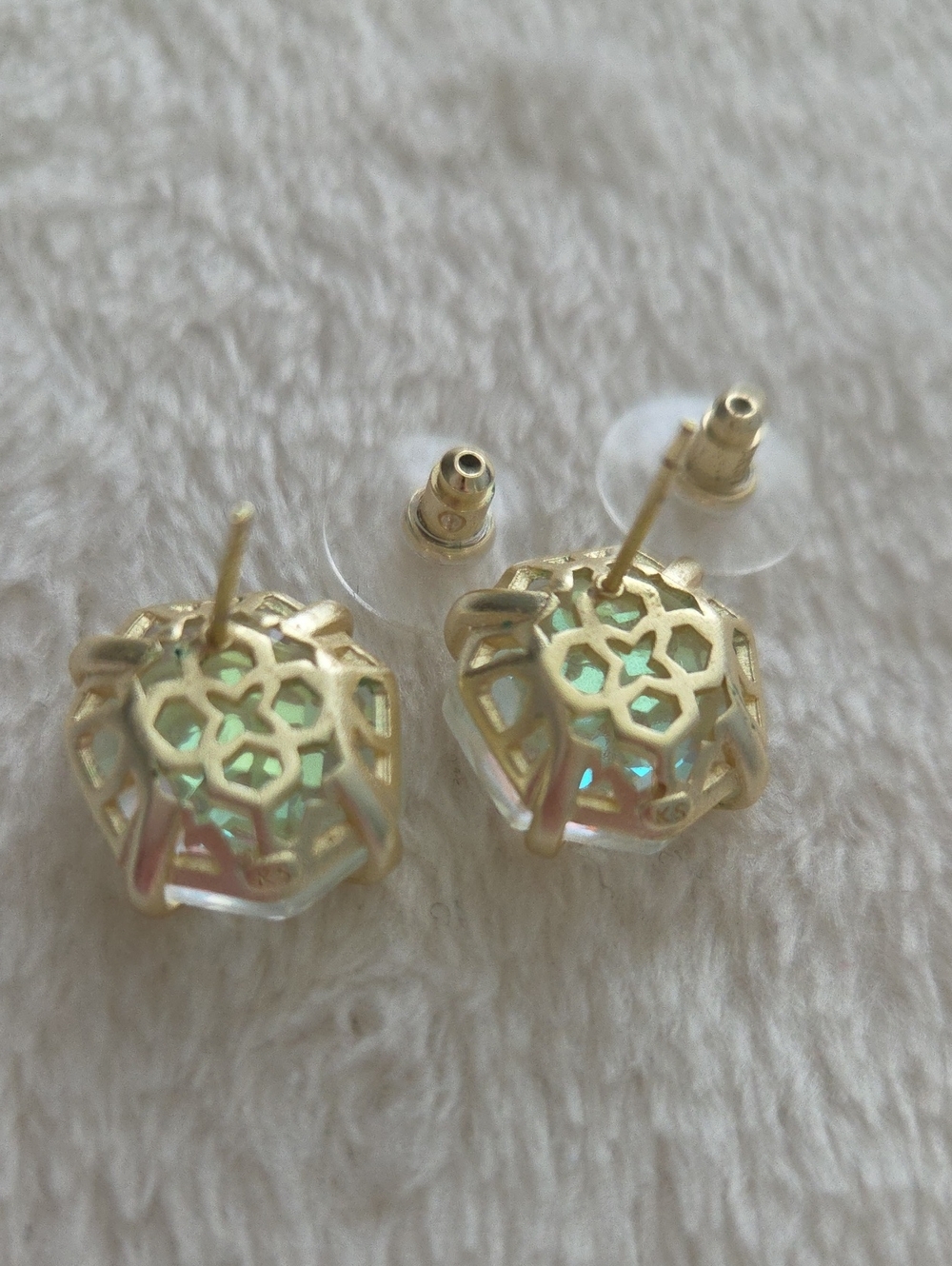 Kendra Scott Dichroic Glass Ryan Stud Earrings - Picture 6 of 8